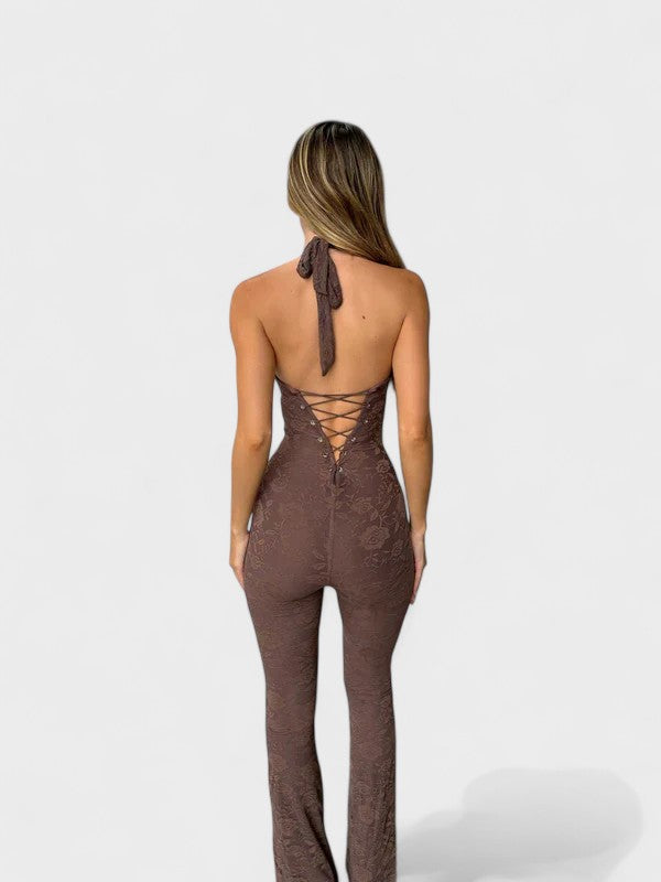 Rita - Macacão com Decote Profundo