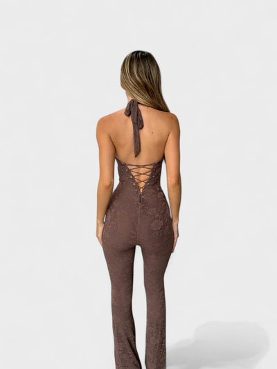 Rita - Macacão com Decote Profundo