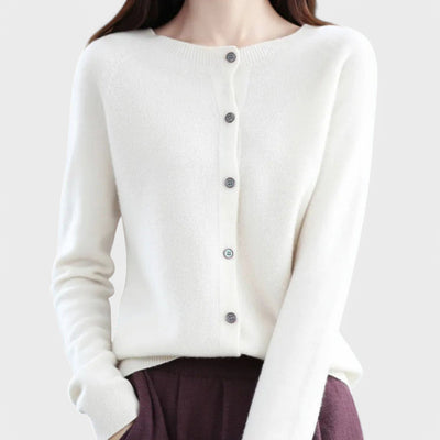 Jéssica - Cardigan em Malha de Caxemira
