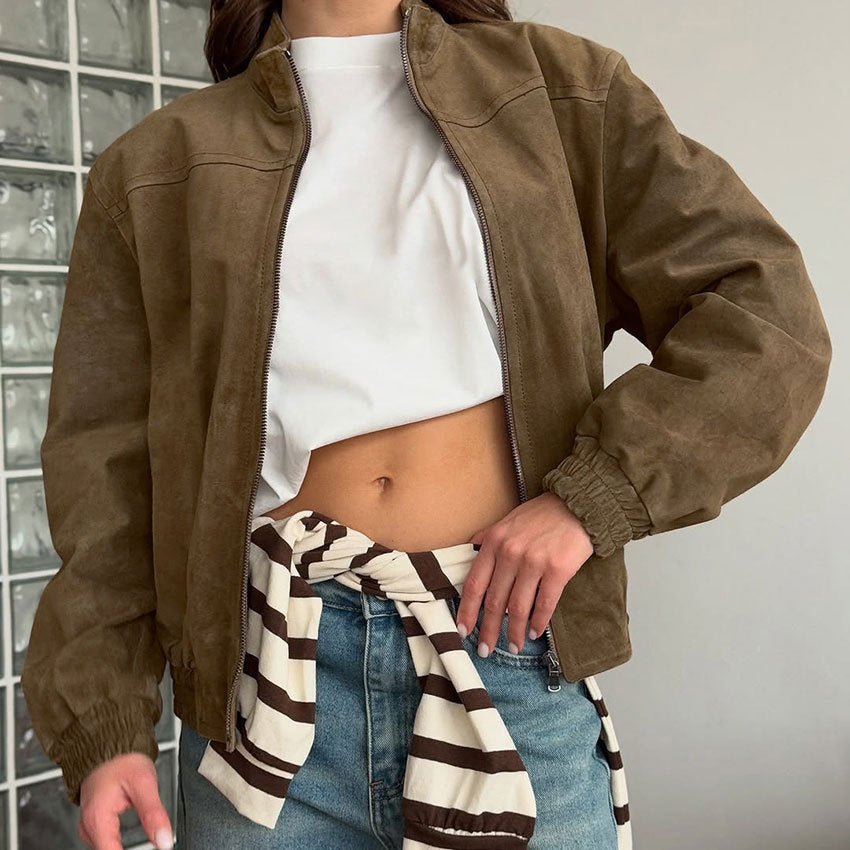 Cecília | Casaco Estilo Urbano de Manga Comprida