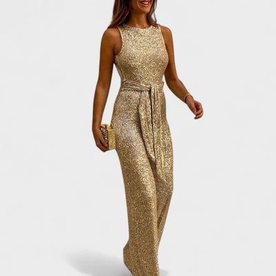 Madalena - Macacão Brilhante para Festas